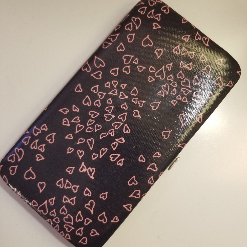 Purple heart wallet
